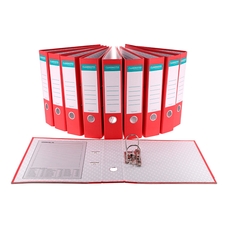 Classmates Lever Arch File - A4 - Red - Pack of 10